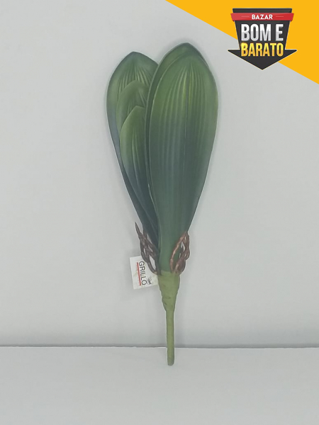 Folha de orquídea artificial x6
